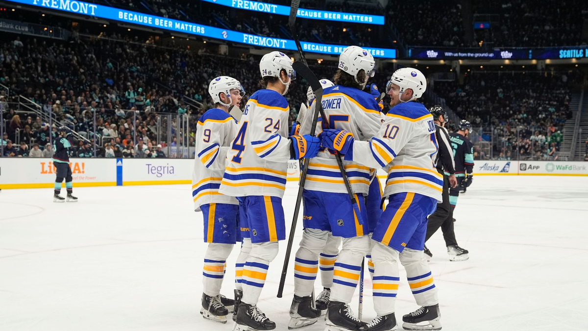 Die Buffalo Sabres setzten sich in Seattle durch. - Foto: Lindsey Wasson/AP/dpa