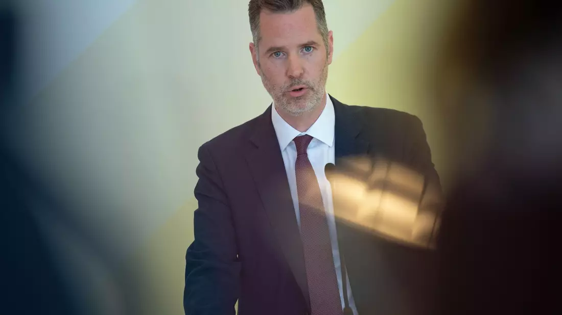 Der Fraktionsvorsitzende der FDP, Christian Dürr. - Bild: Jonathan Penschek/dpa