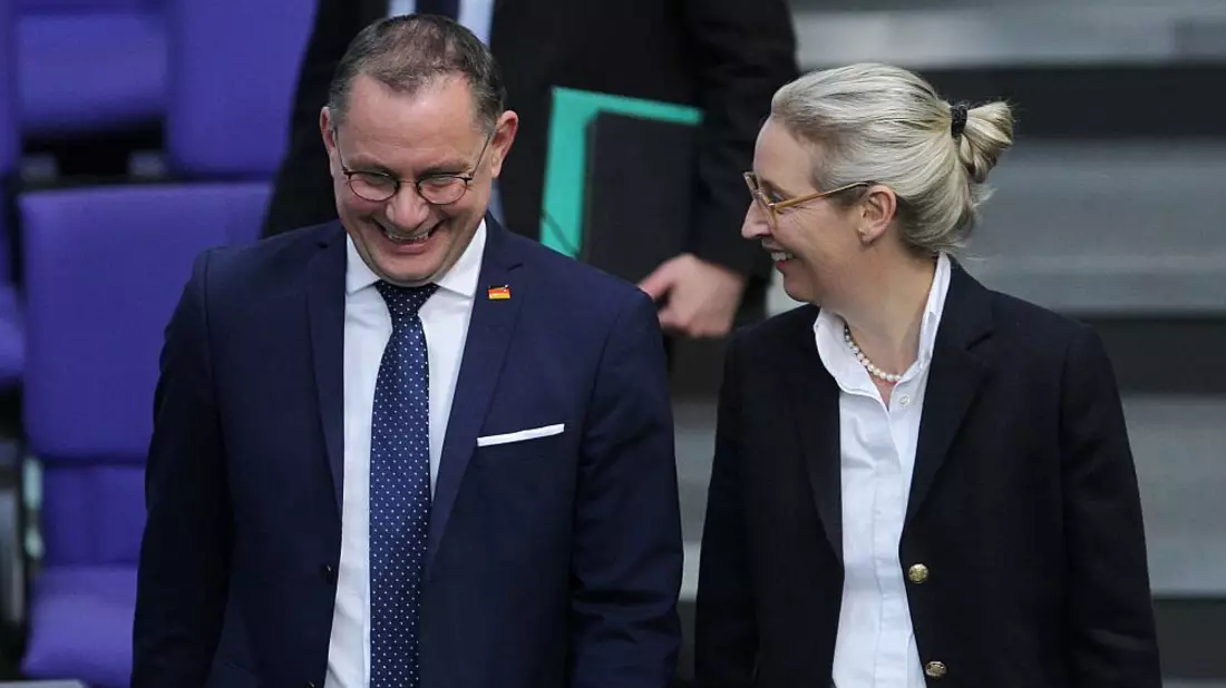 Tino Chrupalla und Alice Weidel (Archiv) - Bild: über dts Nachrichtenagentur