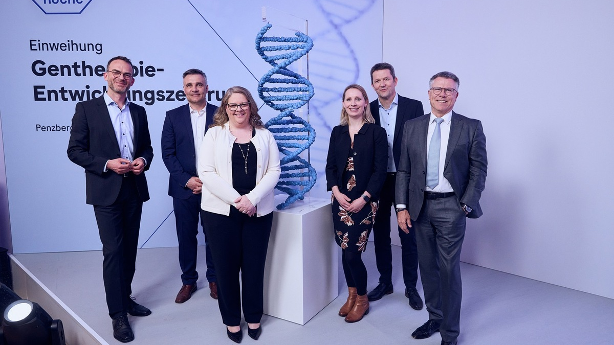 Roche eröffnet Entwicklungszentrum für Gentherapie in Penzberg: Eine Schlüsseltechnologie für die Zukunft des Standorts Deutschland - Foto: presseportal.de