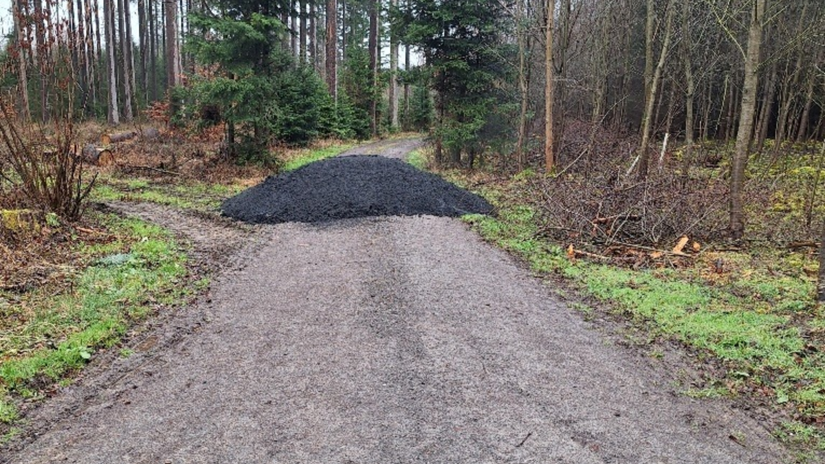 POL-LB: Rutesheim: illegale Müllablagerung bei der Tannenwaldhütte - Zeugen gesucht - Foto: presseportal.de