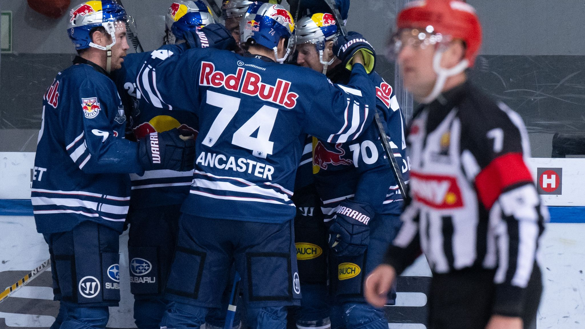 Red Bull München liegt in der Serie gegen Wolfsburg 2:0 in Führung. - Foto: Sven Hoppe/dpa