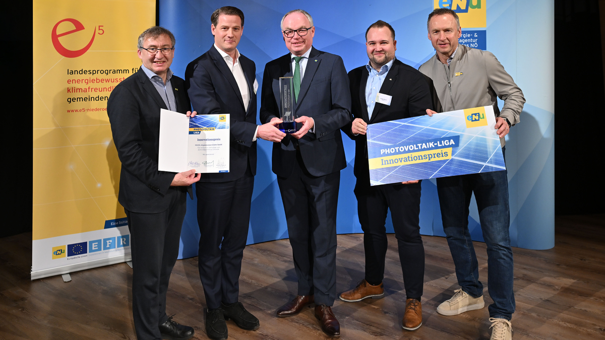 eNu zeichnet PREFA für PV-Innovation aus - Foto: NLK/Filzwieser über pressetext.de