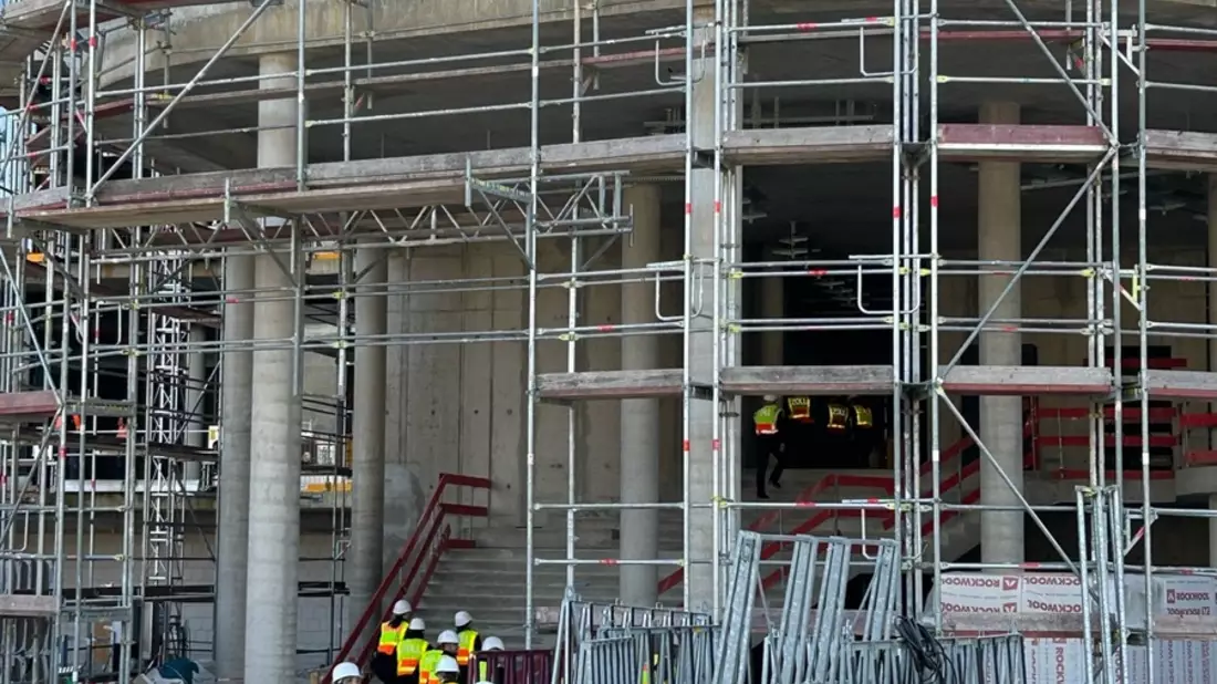 HZA-UL: Zoll überprüft Arbeiter auf Großbaustelle in Oberkochen - Bild: presseportal.de