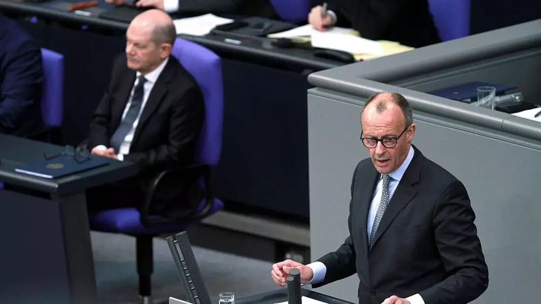 Olaf Scholz und Friedrich Merz am 20.03.2024 - Bild: über dts Nachrichtenagentur