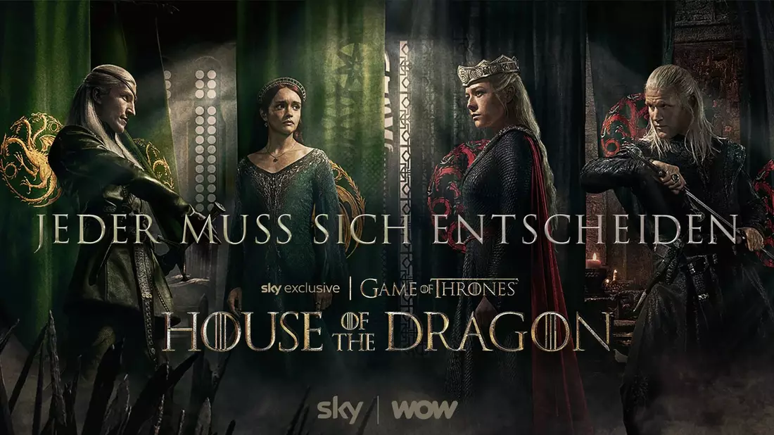 Character-Key-Arts von House of the Dragon, Staffel zwei veröffentlicht - Bild: presseportal.de