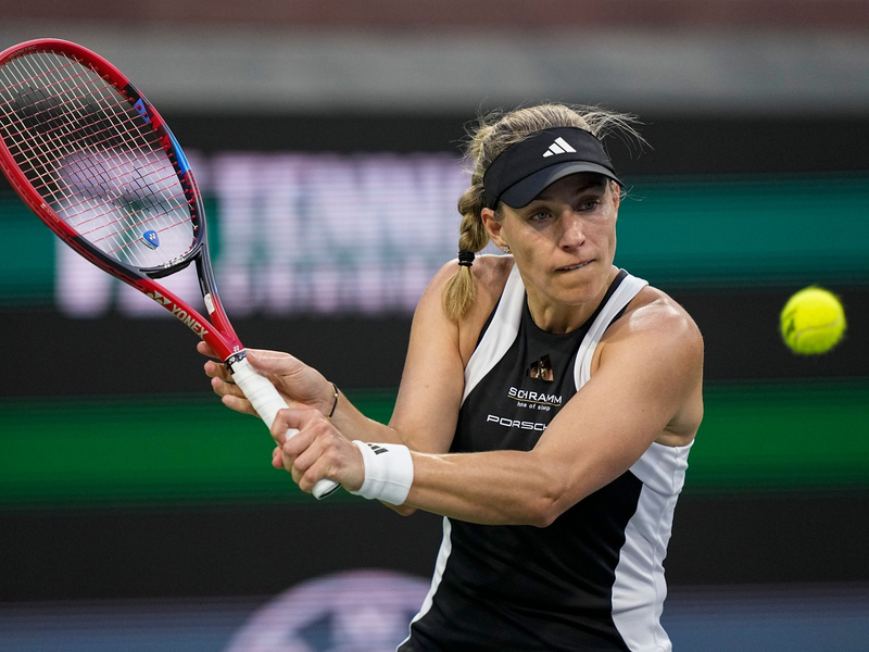 Angelique Kerber unterlag Sloane Stephens in Miami glatt in zwei Sätzen. - Foto: Mark J. Terrill/AP/dpa/Archivbild