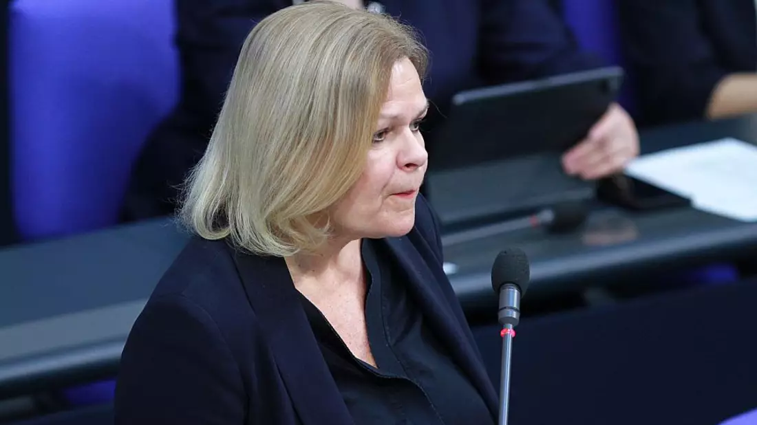 Nancy Faeser am 20.03.2024 - Bild: über dts Nachrichtenagentur