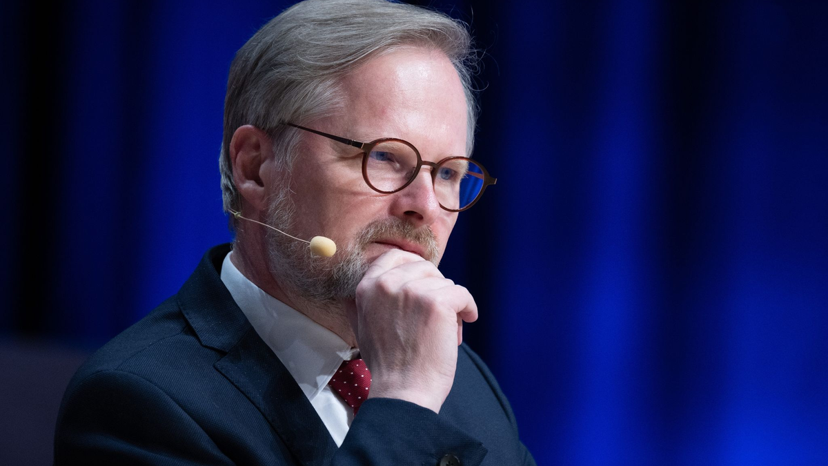 Petr Fiala ist Ministerpräsident in Tschechien: Sein Parlament will die Ukraine weiter unterstützen. - Foto: Sebastian Kahnert/dpa