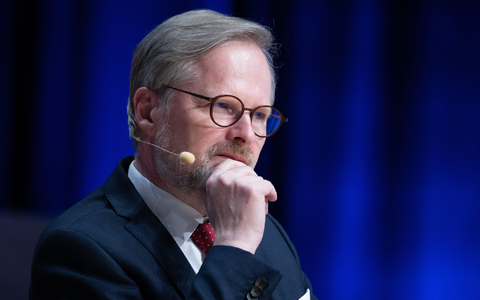 Petr Fiala ist Ministerpräsident in Tschechien: Sein Parlament will die Ukraine weiter unterstützen. - Foto: Sebastian Kahnert/dpa Petr Fiala ist Ministerpräsident in Tschechien: Sein Parlament will die Ukraine weiter unterstützen. - Foto: Sebastian Kahnert/dpa