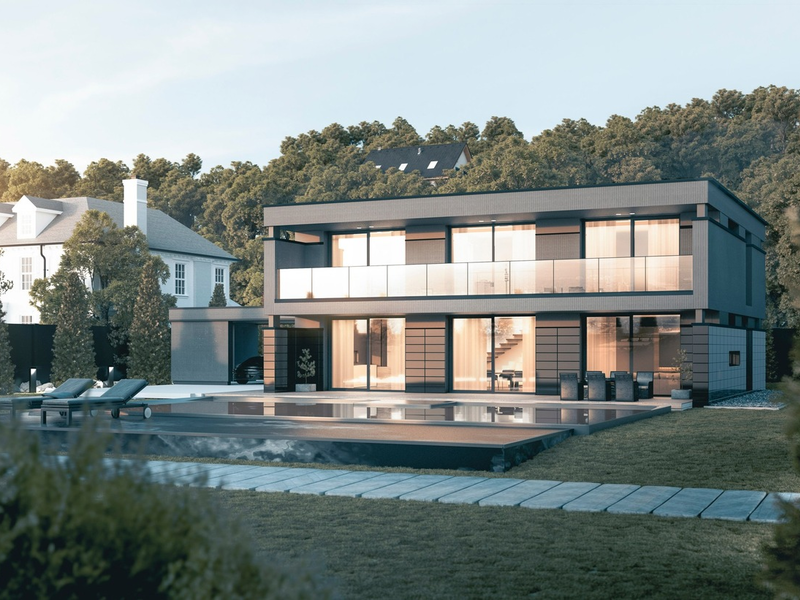 Weltpremiere: Holzbauspezialist GRIFFNER bringt Luxus-Fertighaus Design by Studio F. A. Porsche auf den Markt - Foto: presseportal.de