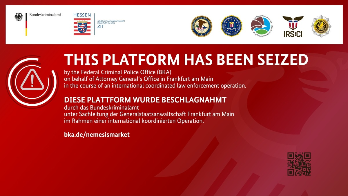 BKA: Illegaler Darknet-Marktplatz 