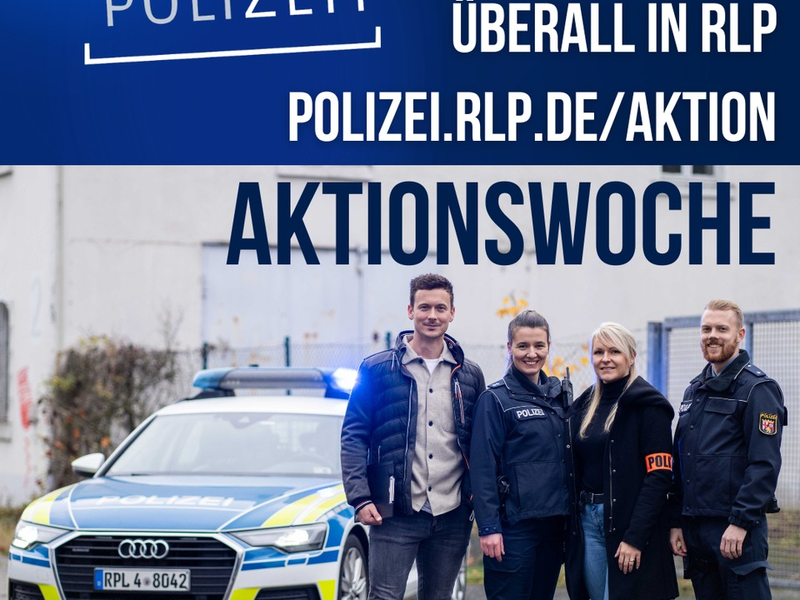 POL-PPTR: Deine PoliZEIT - Landesweite Aktionswoche der Polizei Rheinland-Pfalz - Foto: presseportal.de