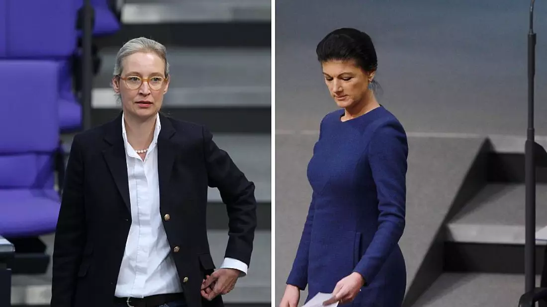 Alice Weidel und Sahra Wagenknecht (Archiv) - Bild: über dts Nachrichtenagentur