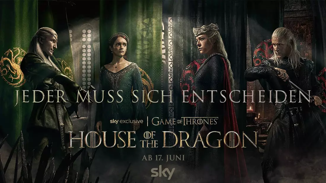 House Of The Dragon, Staffel zwei, parallel zur US-Ausstrahlung bei Sky und WOW - Bild: presseportal.de