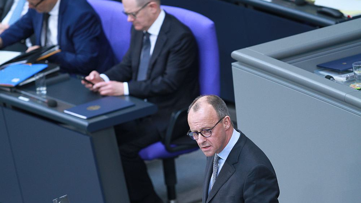 Robert Habeck, Olaf Scholz und Friedrich Merz am 20.03.2024 - Foto: über dts Nachrichtenagentur