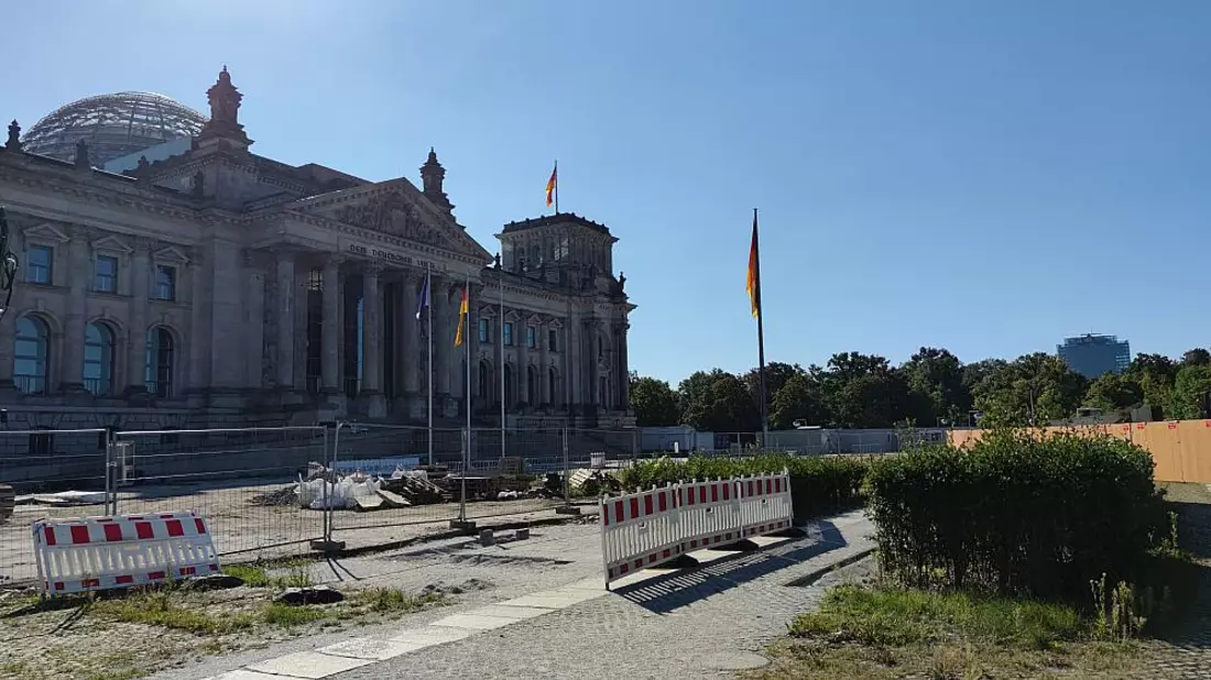Baustelle vor Deutschem Bundestag (Archiv) - Bild: über dts Nachrichtenagentur