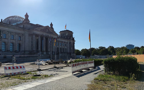 Baustelle vor Deutschem Bundestag (Archiv) - Foto: über dts Nachrichtenagentur
