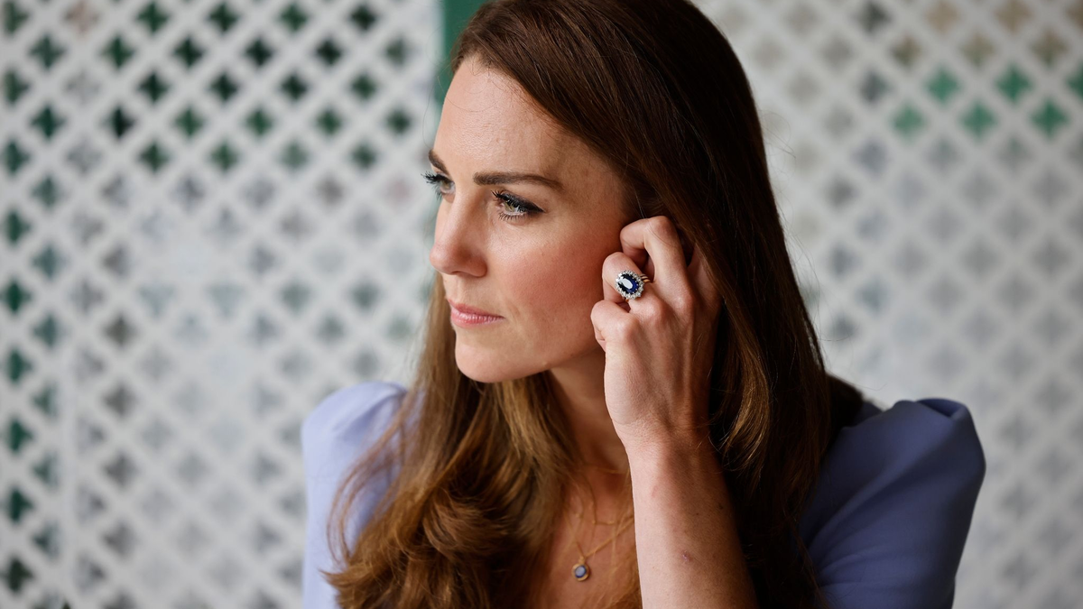 Prinzessin Kate bekommt Chemotherapie, wie sie in einer Videobotschaft sagt. - Foto: Tolga Akmen/AFP POOL/AP/dpa