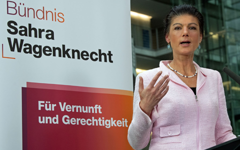 Sahra Wagenknechts Partei will bei der Kommunalwahl im Saarland in einzelnen Kommunen antreten. - Foto: Jonathan Penschek/dpa