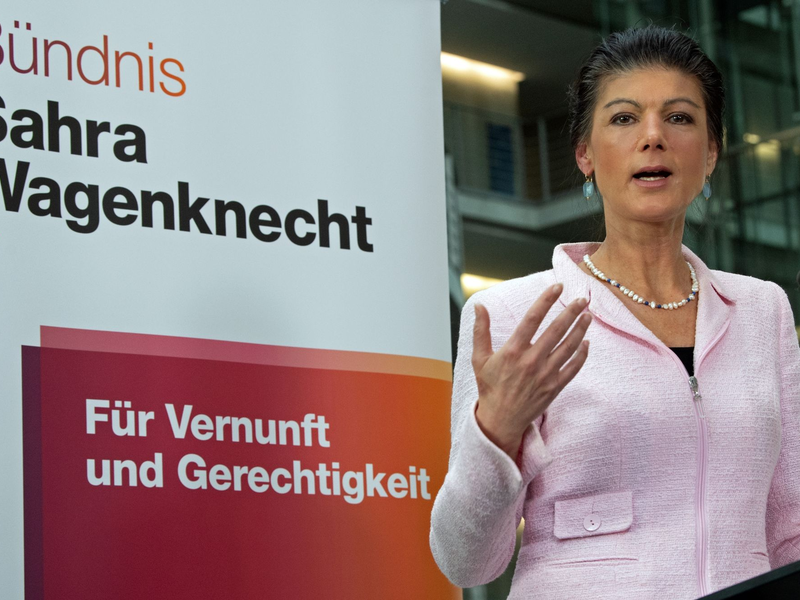 Sahra Wagenknechts Partei will bei der Kommunalwahl im Saarland in einzelnen Kommunen antreten. - Foto: Jonathan Penschek/dpa