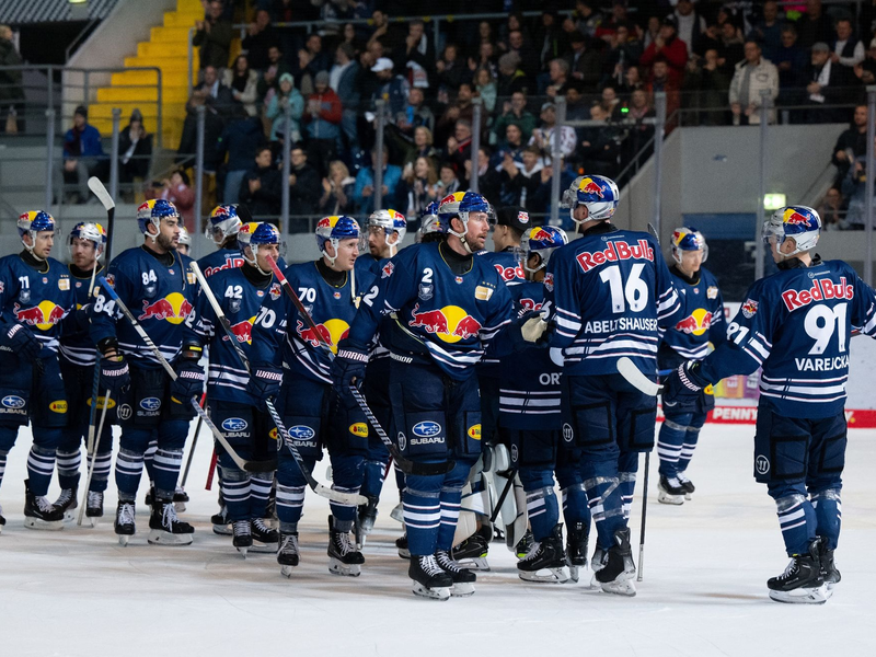 Red Bull München ist in den DEL-Playoffs auf Kurs. - Foto: Sven Hoppe/dpa