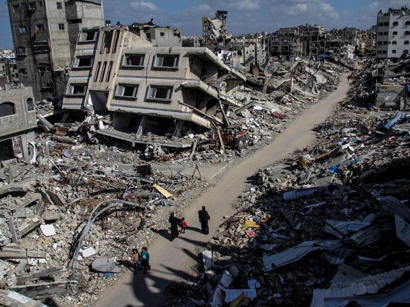 Die israelische Armee hatte am 6. Oktober eine erneute Bodenoffensive im Norden des Gazastreifens gegen die islamistische Hamas gestartet. - Foto: Mahmoud Issa/dpa