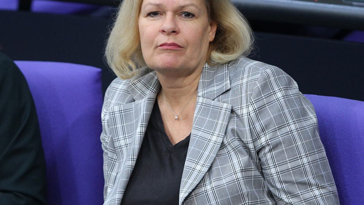 Nancy Faeser (Archiv) - Foto: über dts Nachrichtenagentur