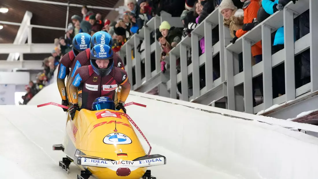 Viererbob-Pilot Francesco Friedrich gewann in Lake Placid. - Bild: Seth Wenig/AP