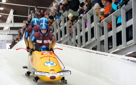 Viererbob-Pilot Francesco Friedrich gewann in Lake Placid. - Foto: Seth Wenig/AP