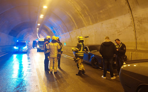FW-BO: Verkehrsunfall im Autobahntunnel auf der BAB 448 Fahrtrichtung Witten - Foto: presseportal.de