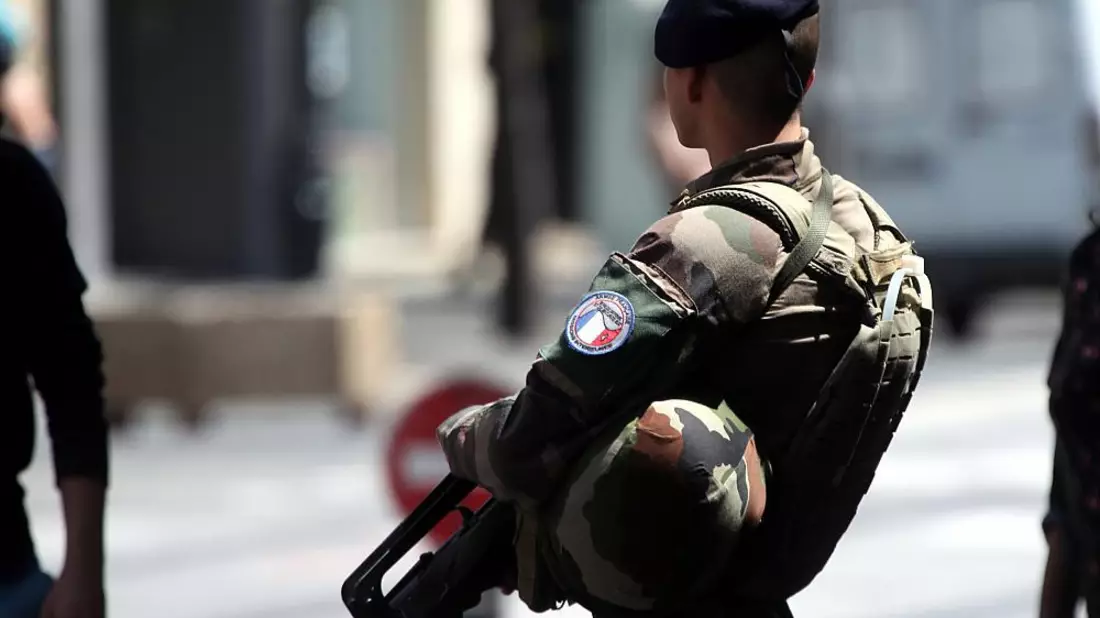 Französischer Soldat in Nizza (Archiv) - Bild: über dts Nachrichtenagentur
