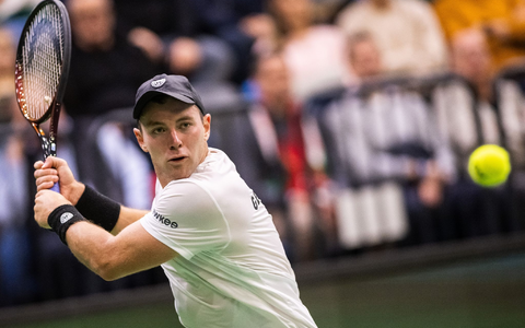 Dominik Koepfer hat das Achtelfinale in Miami erreicht, drei weitere Deutsche könnten folgen. - Foto: Marton Monus/dpa Dominik Koepfer hat das Achtelfinale in Miami erreicht, drei weitere Deutsche könnten folgen. - Foto: Marton Monus/dpa