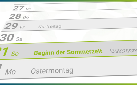Verbrauchertipp | Zeitumstellung am Ostersonntag: Zeitschaltuhr anpassen und bedarfsgerecht heizen - Foto: presseportal.de