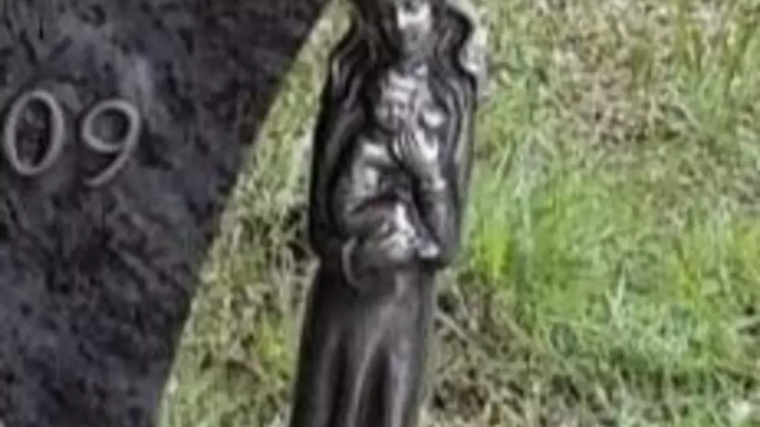 POL-PDPS: Diebstahl einer Grabfigur - Bild: presseportal.de
