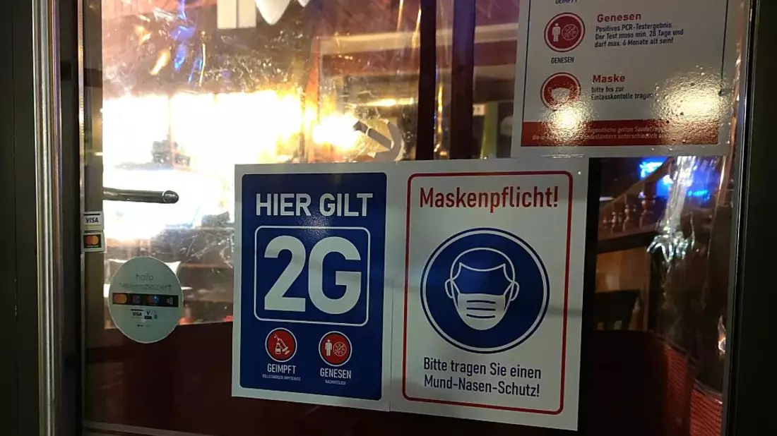 2G und Maskenpflicht in der Gastronomie (Archiv) - Bild: über dts Nachrichtenagentur