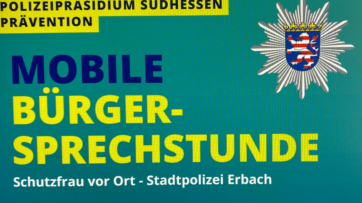 POL-DA: Erbach/Dorf-Erbach: Bürgersprechstunde der Polizei - Fahrräder werden codiert/Anmeldung erforderlich - Foto: presseportal.de