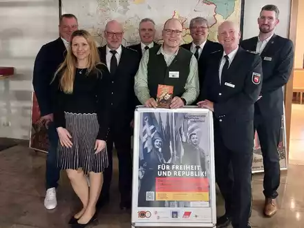 POL-HI: Ausstellungseröffnung Für Freiheit und Republik! am 25.03.2024 in Hildesheim - Klare Signale für eine starke Demokratie - Foto: presseportal.de