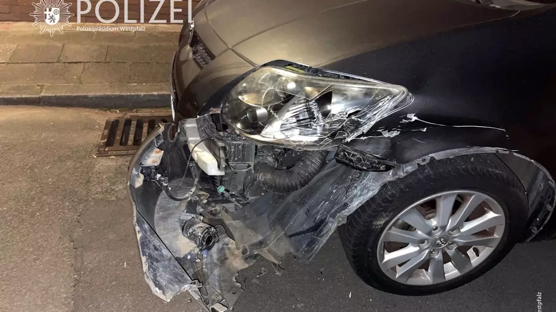 POL-PPWP: Toyota massiv beschädigt und geflüchtet - Bild: presseportal.de