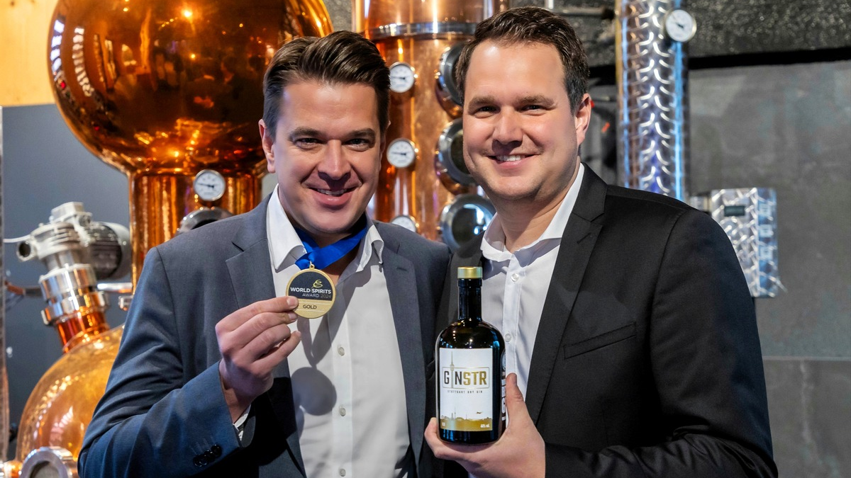 GINSTR Gin aus Stuttgart gewinnt Gold beim World Spirits Award 2024 - Foto: presseportal.de