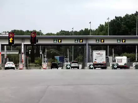 Mautstation in Frankreich (Archiv) - Foto: über dts Nachrichtenagentur