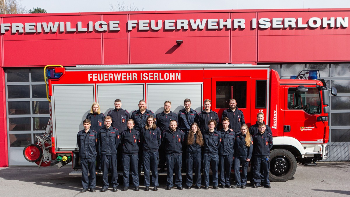 FW-MK: Grundausbildung - Stufe B 2024 - der Freiwilligen Feuerwehr - Foto: presseportal.de