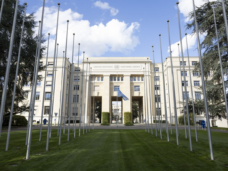 Der europäische Sitz der Vereinten Nationen in Genf. - Foto: Salvatore Di Nolfi/KEYSTONE/dpa