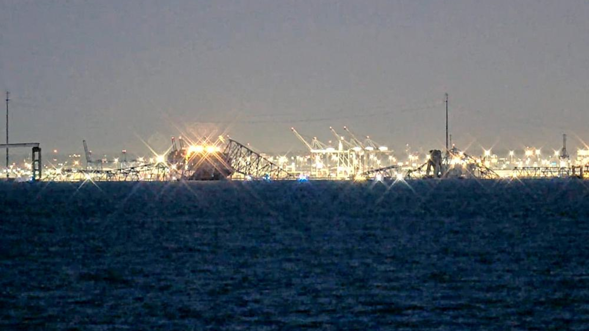 Webcam-Bilder zeigen Unglücksstelle am 26.03.2024 - Foto: Bay Area Mechanical Services, über dts Nachrichtenagentur