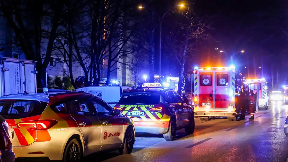 FW-M: Mehrere Verletzte bei Brand (Taufkirchen Lkr. München) - Bild: presseportal.de