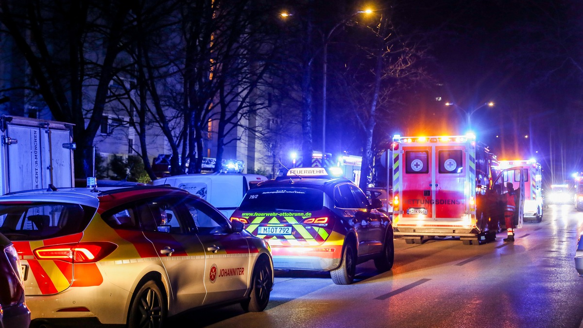 FW-M: Mehrere Verletzte bei Brand (Taufkirchen Lkr. München) - Foto: presseportal.de