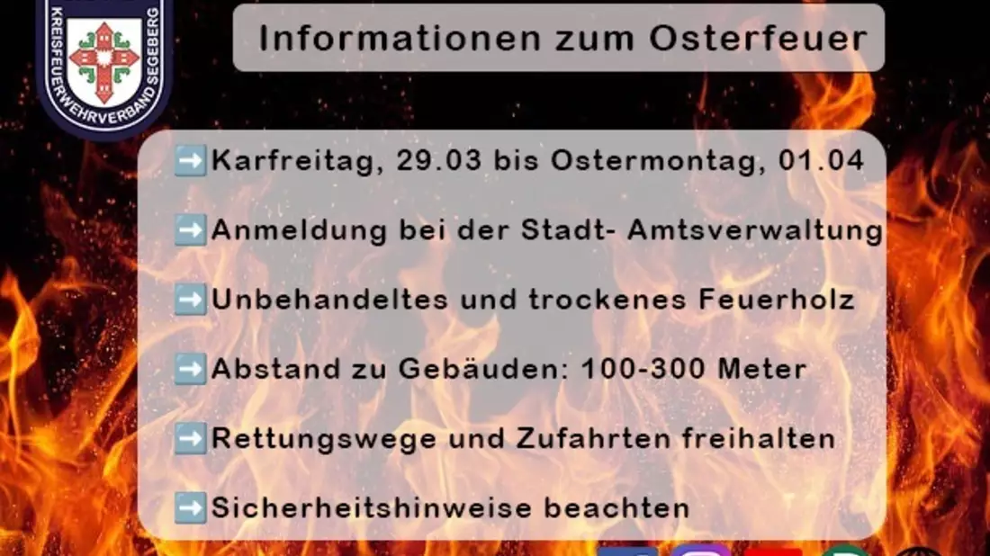 FW-SE: Hinweise zum Osterfest 2024 - Bild: presseportal.de