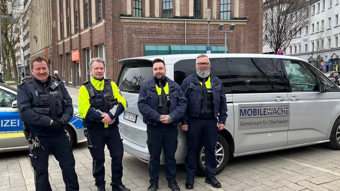 POL-OB: Gemeinsame Pressemitteilung der Polizei und der Stadt Oberhausen Mobile Wache steht verstärkt am Saporishja-Platz - Bild: presseportal.de