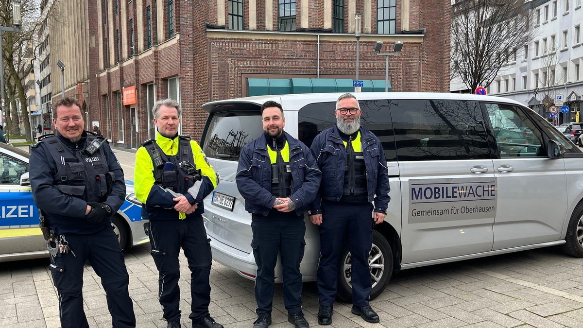 POL-OB: Gemeinsame Pressemitteilung der Polizei und der Stadt Oberhausen Mobile Wache steht verstärkt am Saporishja-Platz - Foto: presseportal.de