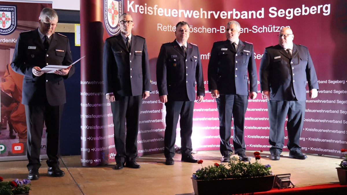 FW-SE: Jahreshauptversammlung des Kreisfeuerwehrverbandes Segeberg 2024 - Foto: presseportal.de